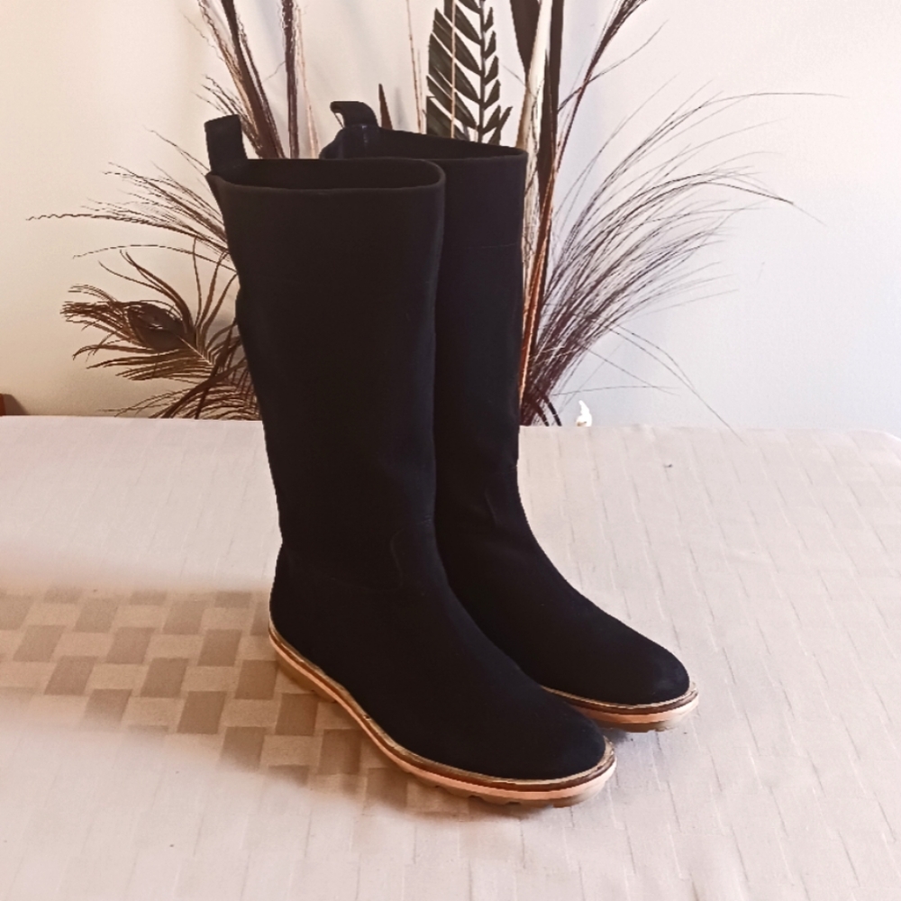 Robert Clergerie Black Suede Boots